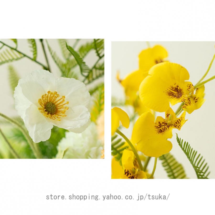 花瓶付き 花器 北欧 おしゃれ 造花 インテリア 家の装飾 プレゼント ギフト 造花セット 水やり不要 枯れない アートフラワー 観賞植物 リビング 玄関 テレビ台 |  | 16