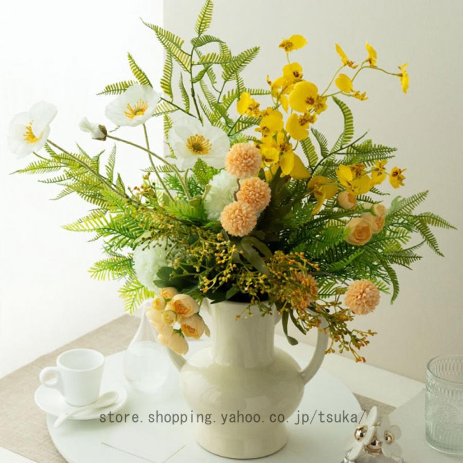 花瓶付き 花器 北欧 おしゃれ 造花 インテリア 家の装飾 プレゼント ギフト 造花セット 水やり不要 枯れない アートフラワー 観賞植物 リビング 玄関 テレビ台 |  | 06