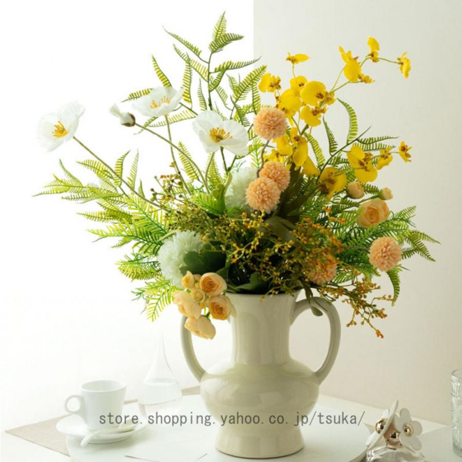 花瓶付き 花器 北欧 おしゃれ 造花 インテリア 家の装飾 プレゼント ギフト 造花セット 水やり不要 枯れない アートフラワー 観賞植物 リビング 玄関 テレビ台 |  | 08