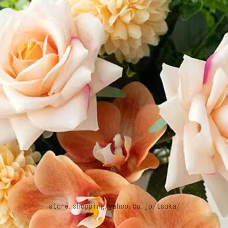 造花 胡蝶蘭 薔薇 花瓶付き 観葉植物 本物にそっくり 美しい プレゼント お祝いに 結婚式 リビング ベランダ 玄関 喫茶店 置物 枯れない花 お部屋が明るくなる |  | 09