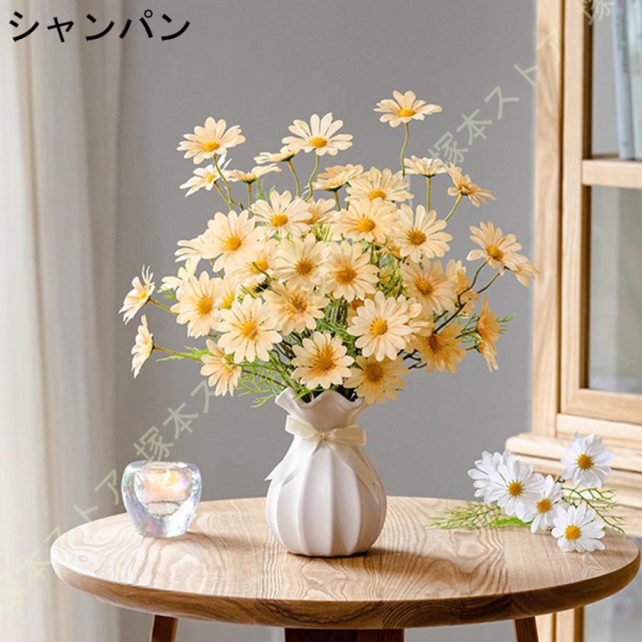 造花 フェイクフラワー 菊 フワラーアレンジメント ナチュラル 花束
