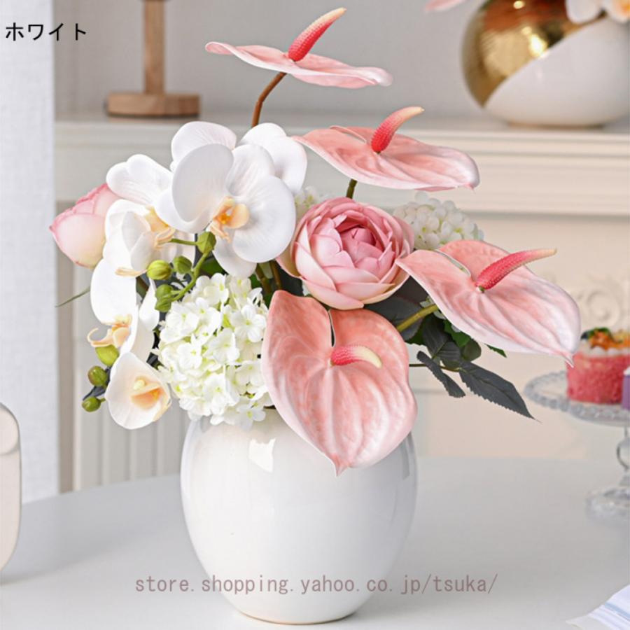 人工鉢植え花 フェイク鉢植え フェイクフラワー ホームデコレーション