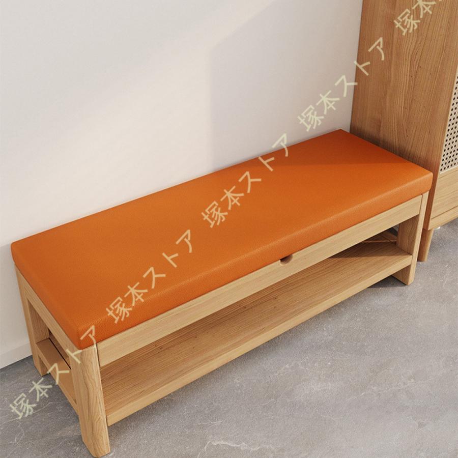 ダイニング ベンチ シート クッション 長座布団 レザー調 ふわふわ