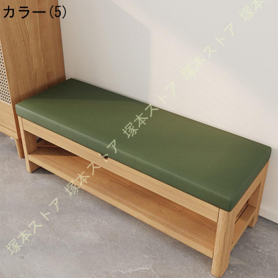 ダイニング ベンチ シート クッション 長座布団 レザー調 ふわふわ