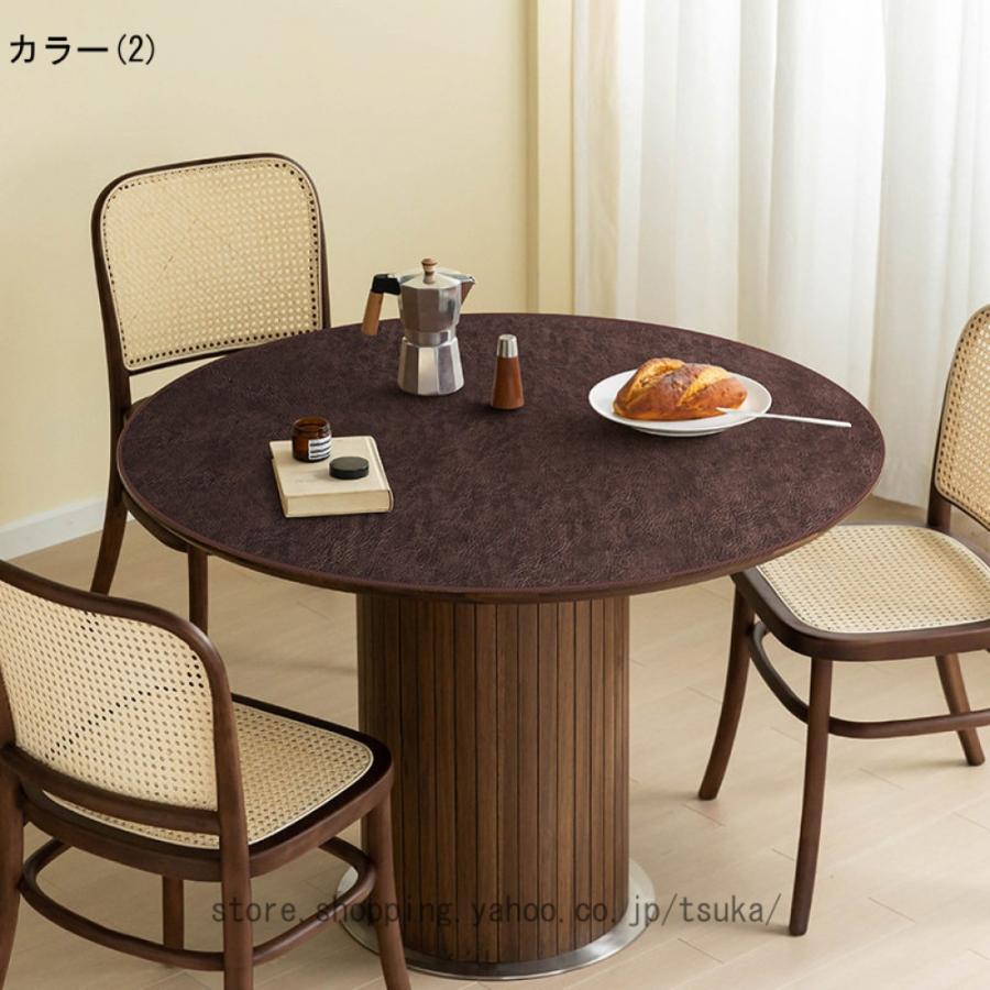 テーブルクロス PUレザー テーブルマット オフィス 無地 北欧風