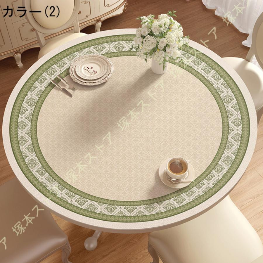 テーブルクロス PUレザー テーブルマット オフィス 花柄 北欧風
