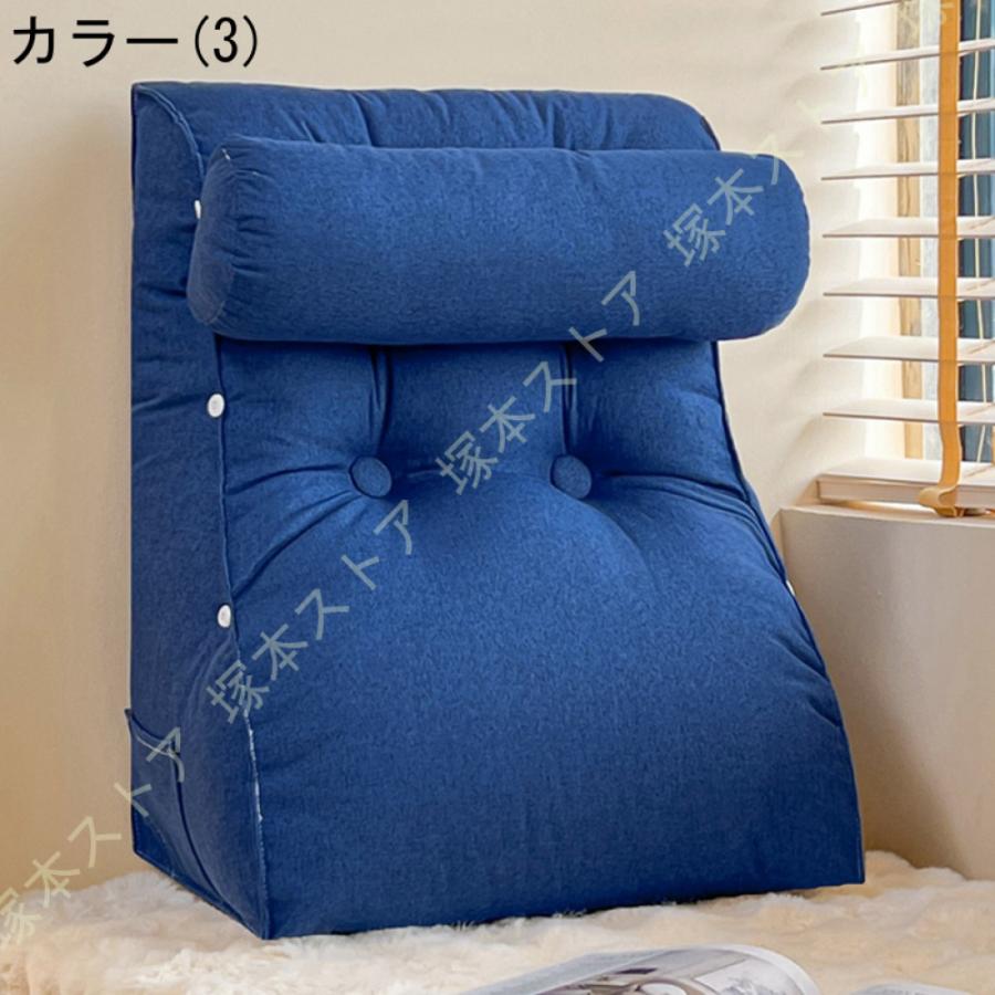 うつ伏せ 枕 斜め 三角 クッション 大きい 背もたれクッション おしゃれ 北欧風 洗える ごろ寝 ソファークッション : 塚本ストア ...