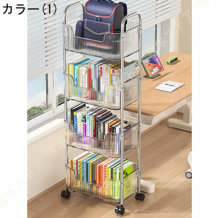 キッチンワゴン キャスター付きワゴン サイドワゴン ベビーワゴン 収納ワゴン キッチンカート ワゴン スリム ワゴン 収納 ワゴンラック 組立簡単 バスルーム_5