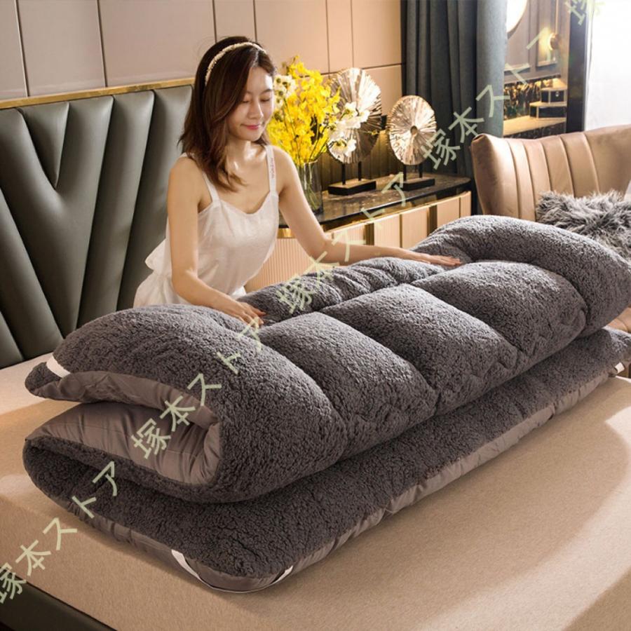 敷きパッド シングル セミダブル ダブル 厚手 くしゅっと 敷き布団