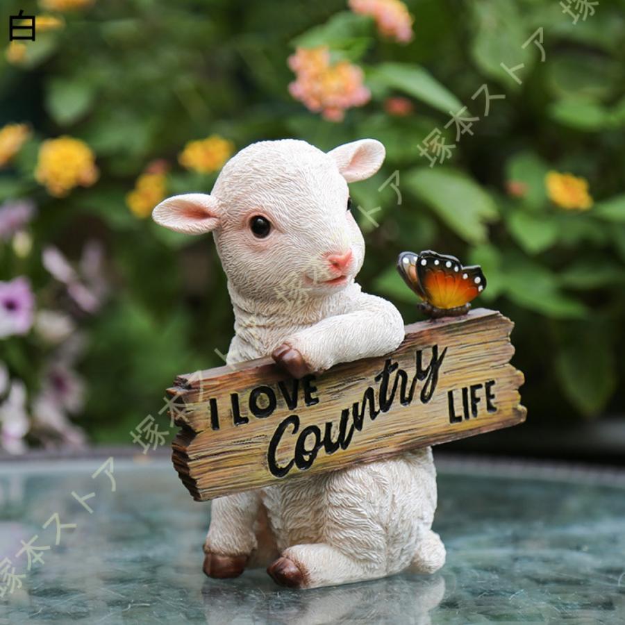 羊の置物 Welcom ウエルカム ブタ 豚 動物 アニマルオブジェ