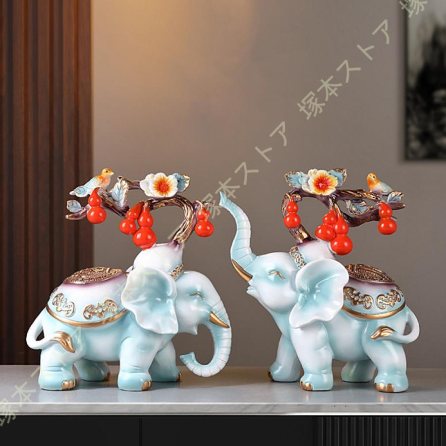 象　置物 象 ゾウ 象置物 象彫刻 風水置物 エレファント 象の彫刻ラッキー