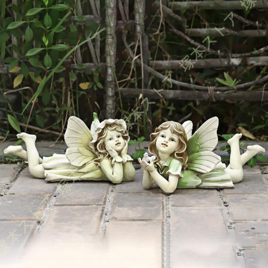 天使置物 オブジェ 樹脂製 可愛い 妖精置物 エンジェル 天使置物 オブジェ 樹脂製 可愛い 妖精置物 エンジェル