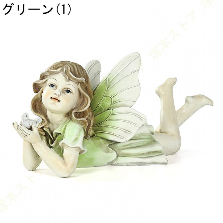 置物 天使 エンゼル エンジェル かわいい オブジェ 薔薇 雑貨 姫系