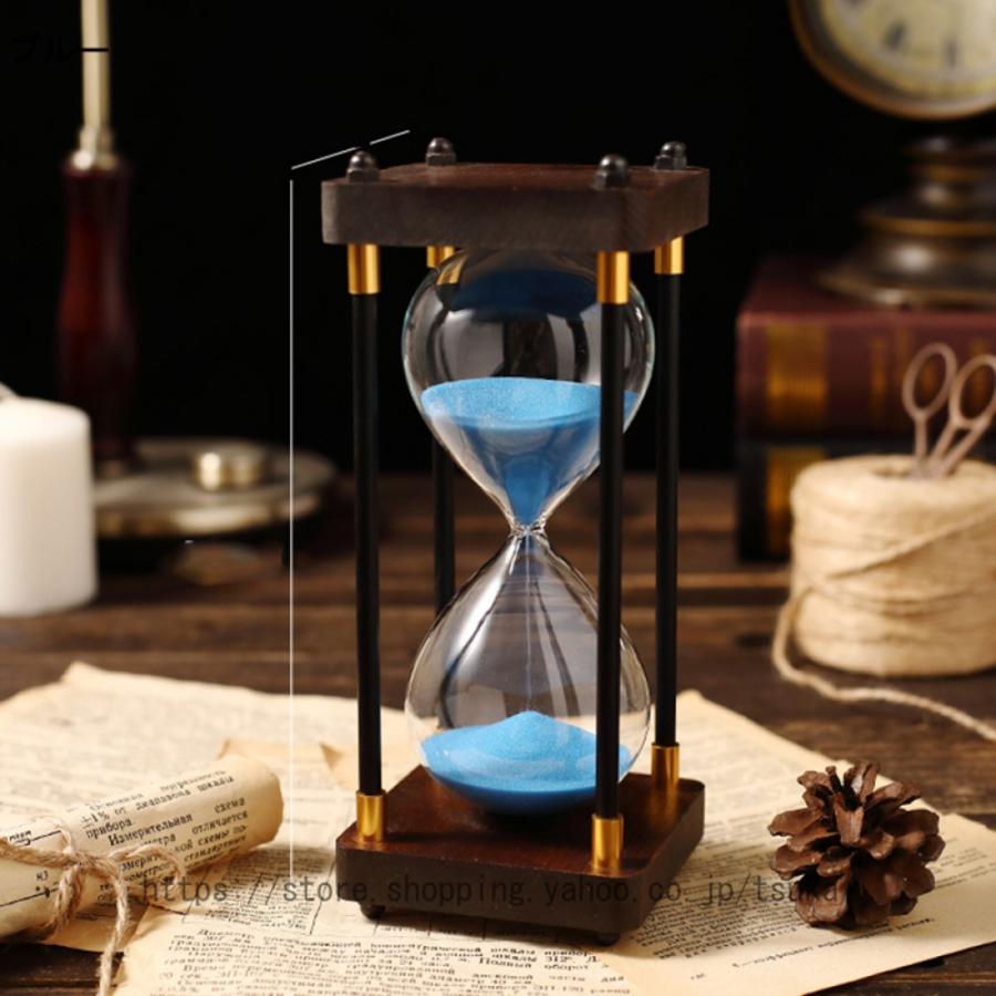 砂時計 45分 60分 置き時計 ガラス砂時計 15分計 30分計 ゲーム 料理