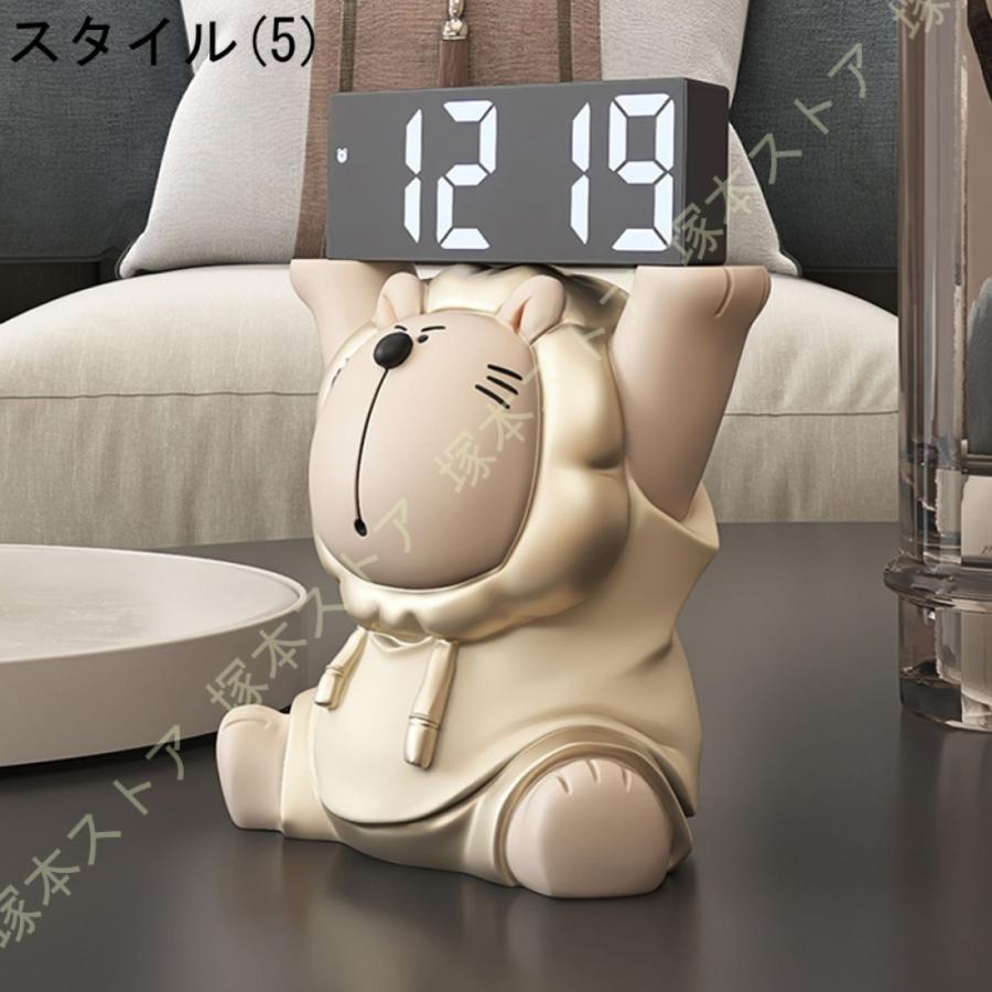 置き時計 おしゃれ アナログ テーブル ヨーロピアン 付き時計 レジン製 ステップ 置時計 置き 時計 お洒落 ムーブメント リビング シンプル デザイン 地中海