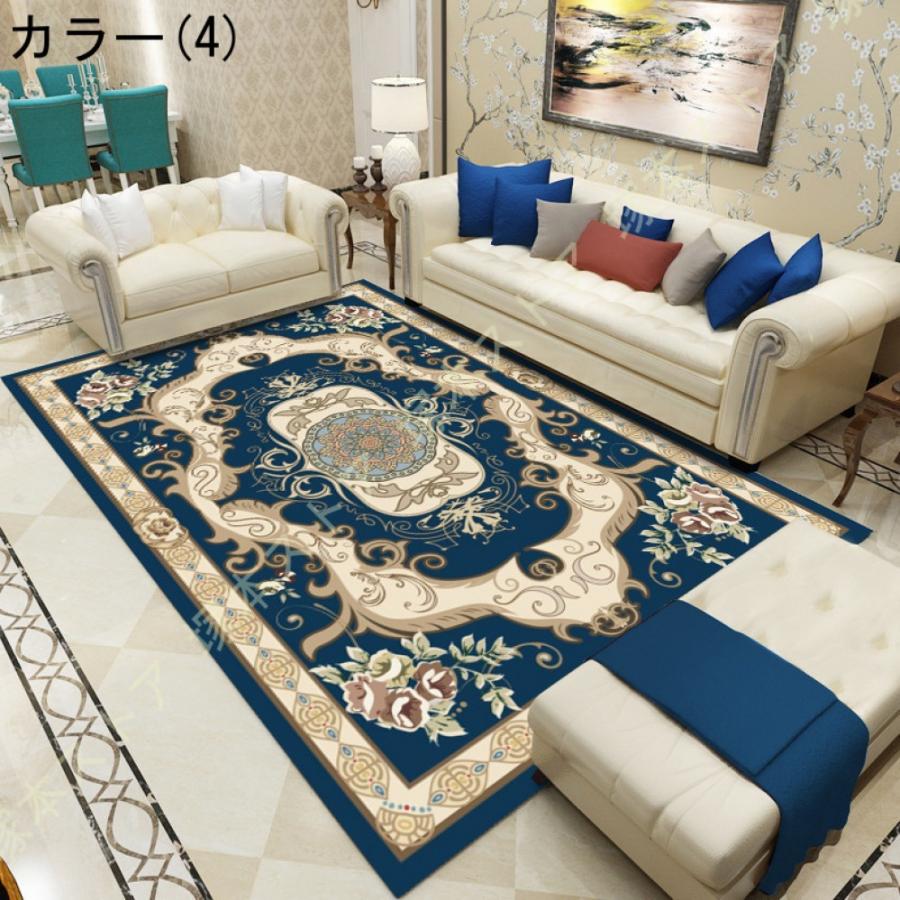 北欧 ラグマット 花模様 ヨーロピアン ペルシャ絨毯 柄 滑り止め付き 古典 西海岸 北欧家具 レトロ カラー 床暖房 ホットカーペット フィーリング エコ 吸湿性 |  | 04