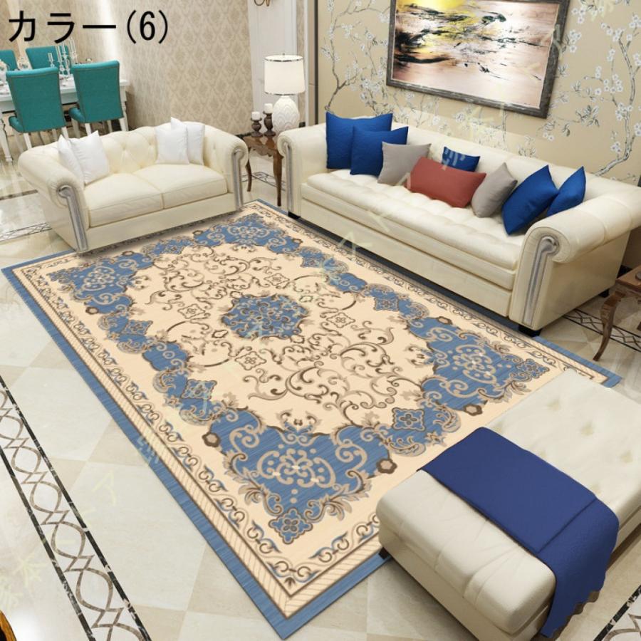 北欧 ラグマット 花模様 ヨーロピアン ペルシャ絨毯 柄 滑り止め付き 古典 西海岸 北欧家具 レトロ カラー 床暖房 ホットカーペット フィーリング エコ 吸湿性 |  | 06