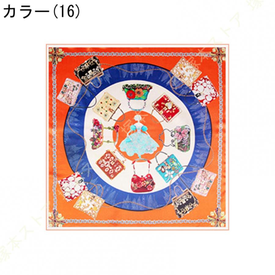 スカーフ シルク レディース 春 夏 秋 冬 小判 正方形 シルク 保温 コモ 絹 65*65cm ネッカチーフ 日焼け対策 プレゼント ギフト 妻 オフィス 誕生日 母の日の画像