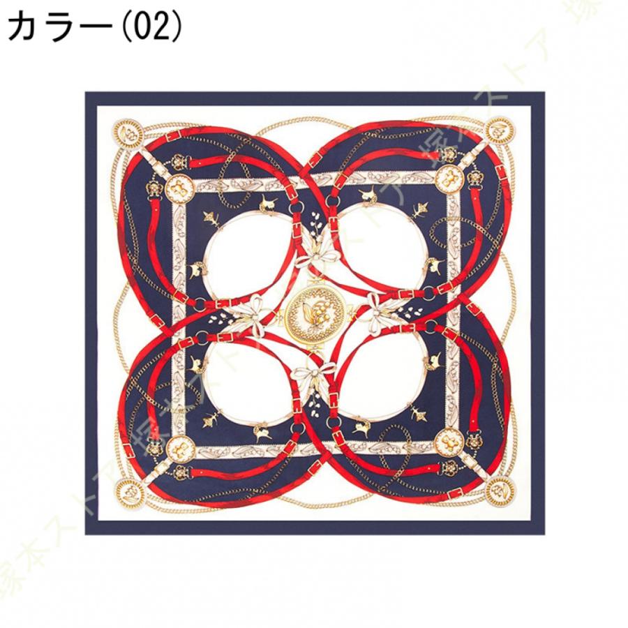 スカーフ シルク レディース 春 夏 秋 冬 小判 正方形 シルク 保温 コモ 絹 65*65cm ネッカチーフ 日焼け対策 プレゼント ギフト 妻 オフィス 誕生日 母の日の画像
