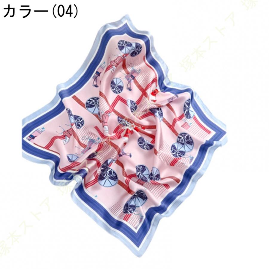 スカーフ シルク レディース 春 夏 秋 冬 小判 正方形 シルク 保温 コモ 絹 65*65cm ネッカチーフ 日焼け対策 プレゼント ギフト 妻 オフィス 誕生日 母の日の画像