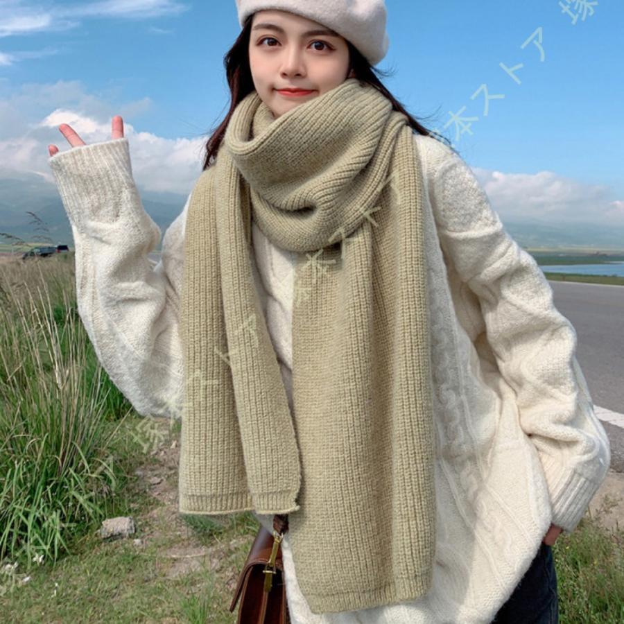 マフラー ストール レディース ロング ニット 大判 黒 赤 グレー マフラー ストール レディース ロング ニット 大判 黒 赤 グレー