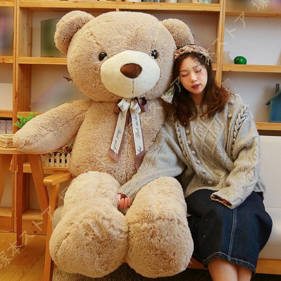 ぬいぐるみ くま テディベア 手触りふわふわ 大きい 巨大 動物ぬいぐるみ 抱き枕 おもちゃ 店飾り プレゼント キッズ 贈り物 ギフト 誕生日 お祝い 出産祝い_15