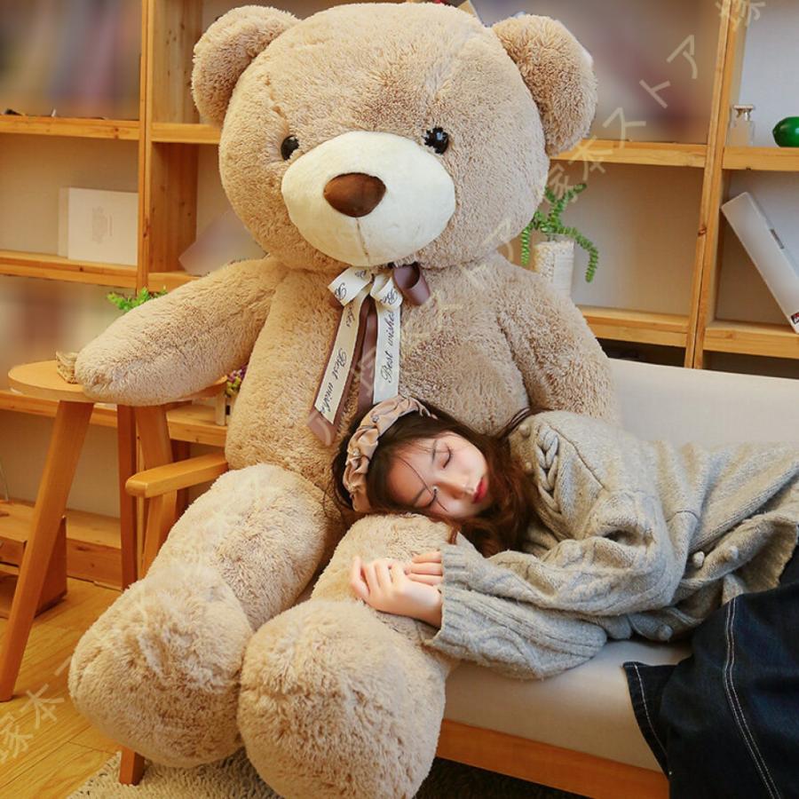 ぬいぐるみ くま テディベア 手触りふわふわ 大きい 巨大 動物ぬいぐるみ 抱き枕 おもちゃ 店飾り プレゼント キッズ 贈り物 ギフト 誕生日 お祝い 出産祝い_16