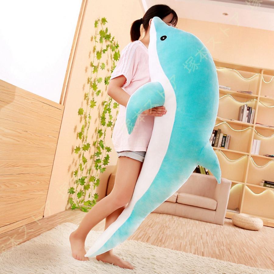イルカぬいぐるみ 抱きまくら 冷感 クッション キャラクター