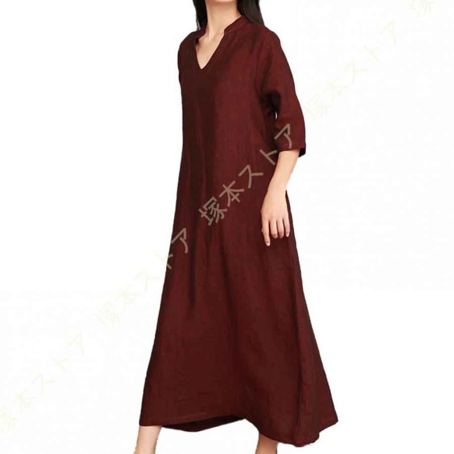 最も優遇 綿麻ワンピース 夏 レディース ロング丈 ワンピース Aライン ゆったり 無地 マキシ丈 チュニック Vネック オシャレ お振り子 半袖 花柄 ワンピース 綿麻風 691 Eku Xcxh2 塚本ストア 通販 Yahoo ショッピング 数量は多 Www Doctor Plan Com