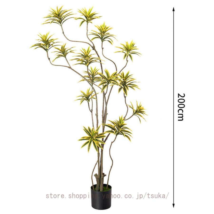 ドラセナ 屋外用 人工観葉植物 庭木 植木 常緑樹 常緑高木 フェイクグリーン 人工観葉樹 造花 シンプル オフィス 室内 モダン インテリア 大型 おしゃれ_9