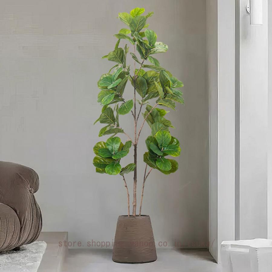 高木 ウンベラータ 人工観葉植物 フェイクグリーン 人工 観葉植物 観葉樹 フェイク 造花 室内 大型 簡単保 水やり不要 害虫駆除不要 室内 家庭 バルコニー