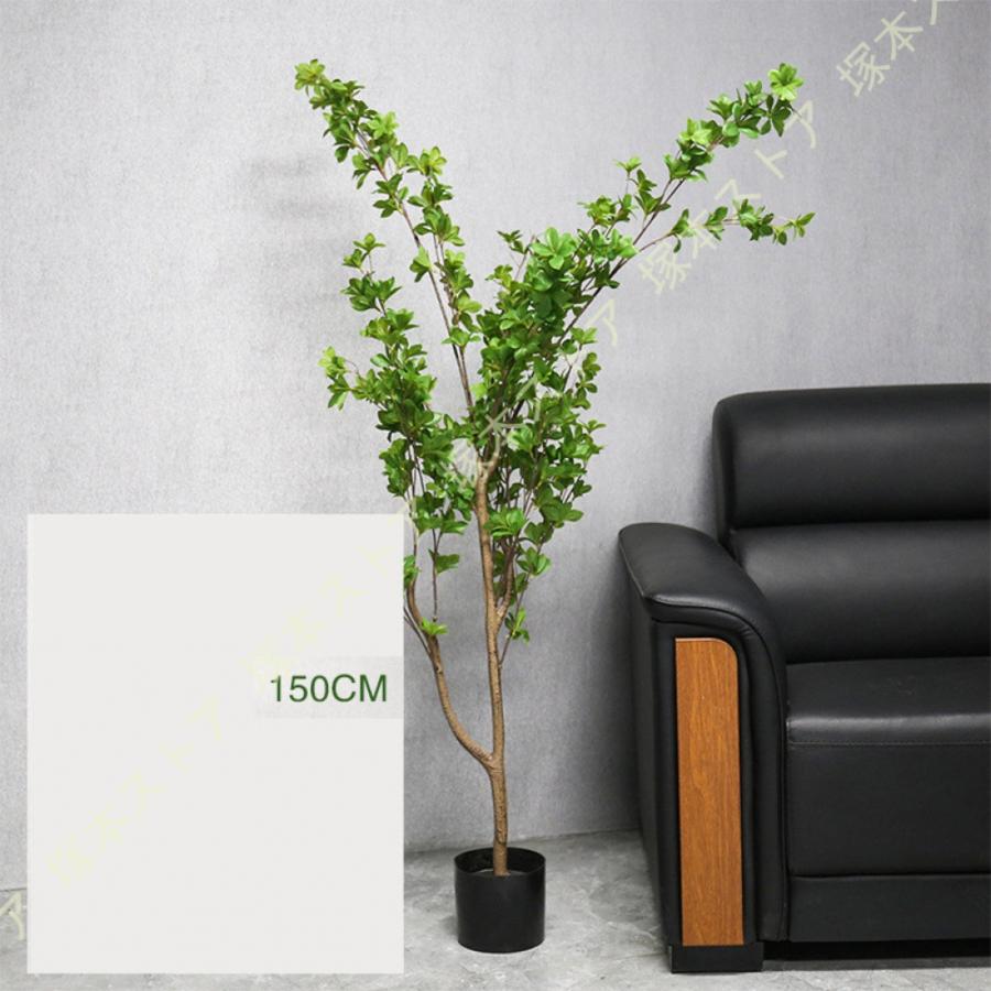 お世話いらず フェイクグリーン 観葉植物 大型 ドウダンツツジ おしゃれ 観覧植物 プレゼント インテリア飾り リアル 人工観葉樹 フェイク 造花 シンプル_4