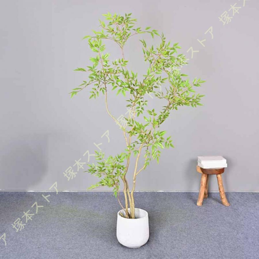 フェイクグリーン 大型 おしゃれ 観葉植物 造花 常緑樹 人工樹木 南天竹 バンブー リビング 人工観葉植物 パーテーション ナチュラル 開店祝い リアル_7