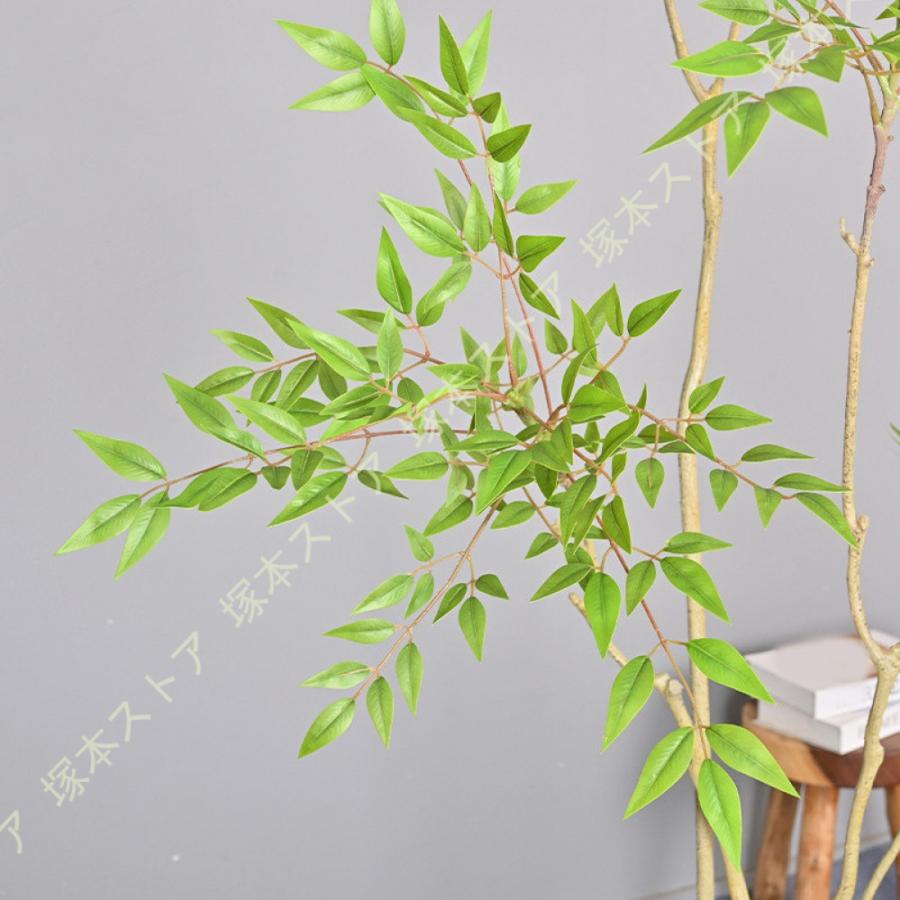 フェイクグリーン 大型 おしゃれ 観葉植物 造花 常緑樹 人工樹木 南天竹 バンブー リビング 人工観葉植物 パーテーション ナチュラル 開店祝い リアル_9