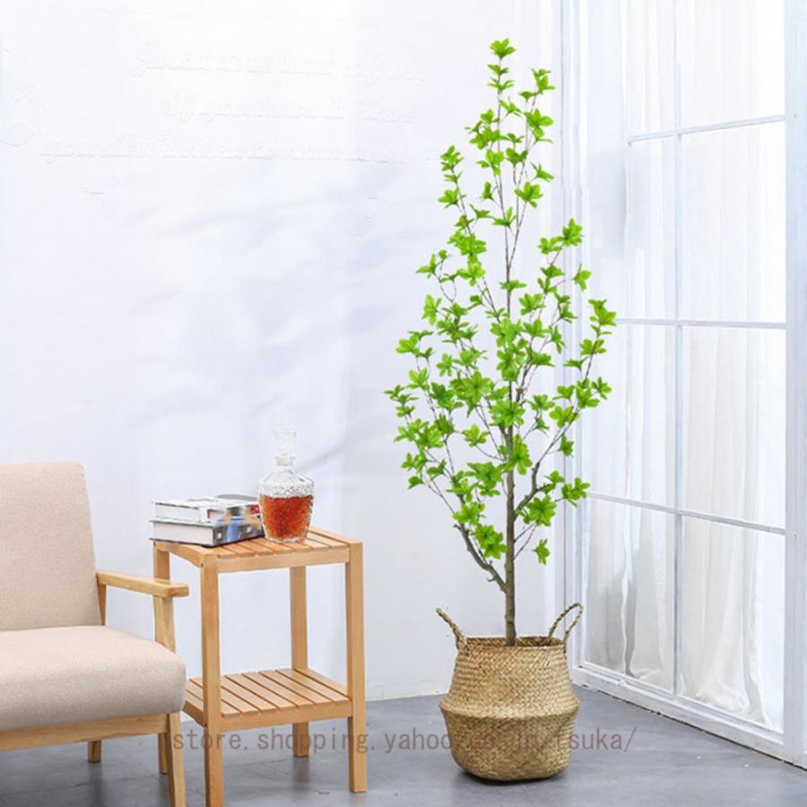 フェイクグリーン 人工観葉植物 樹木 大型 ドウダンツツジ 鉢植え