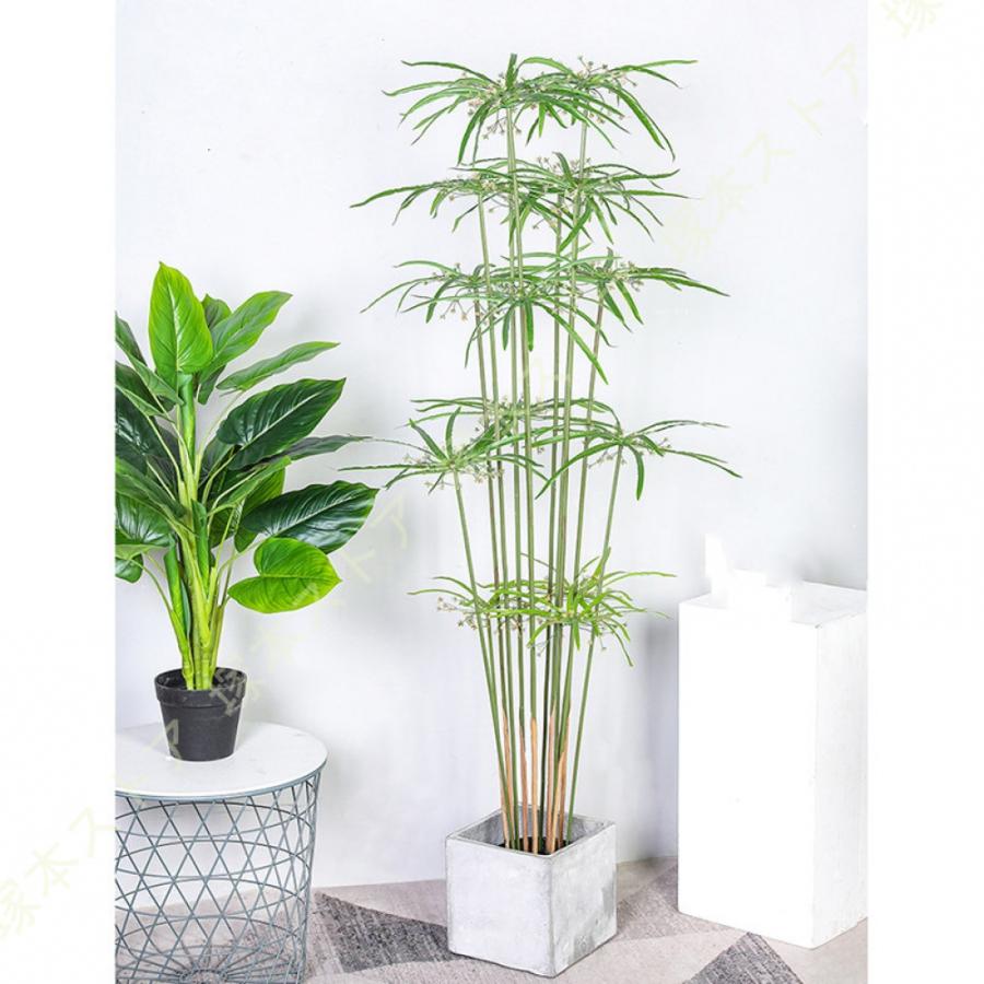 フェイクグリーン 人工観葉植物 風車草 幸福の木 フェイク植物 オシャレ 常緑樹 水やり不要 害虫駆除不要 防臭 抗菌 造花 鉢植え 室内 オフィス 家庭_5