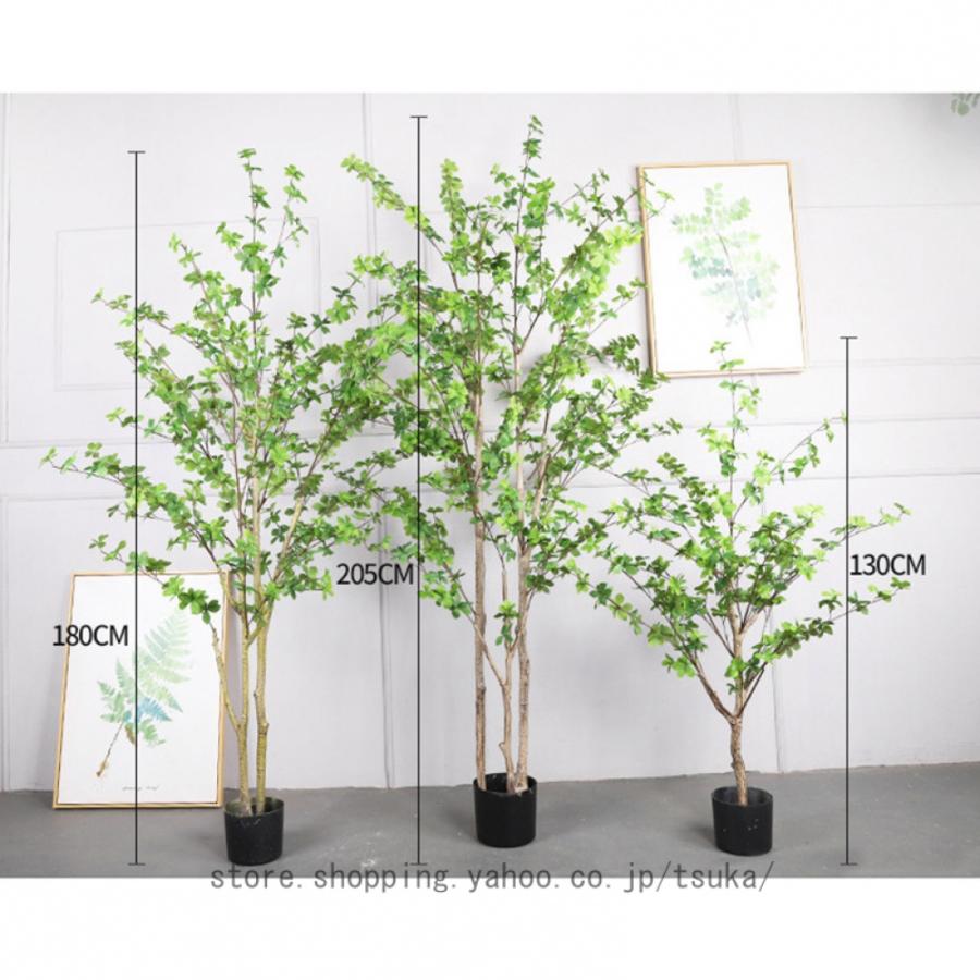 ドウダンツツジ フェイクグリーン 観葉植物 大型 室内用 造花 リアル質感 観葉樹 水やり不要 害虫駆除不要 抗菌 室内 ホテル ロビー 玄関 リビング 人工観葉樹_3