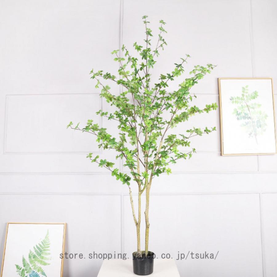 ドウダンツツジ フェイクグリーン 観葉植物 大型 室内用 造花 リアル質感 観葉樹 水やり不要 害虫駆除不要 抗菌 室内 ホテル ロビー 玄関 リビング 人工観葉樹_4