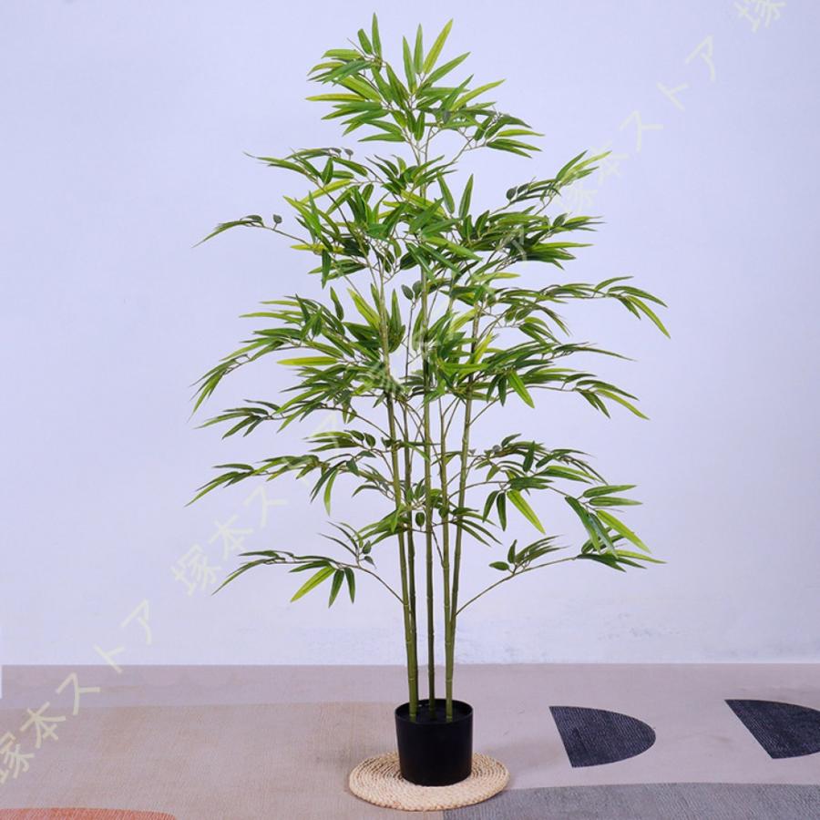 人工観葉植物 竹 フェイクグリーン 鉢植え 竹 バンブー 大型 人工観葉植物 人工ツリー 緑 フェイクグリーン