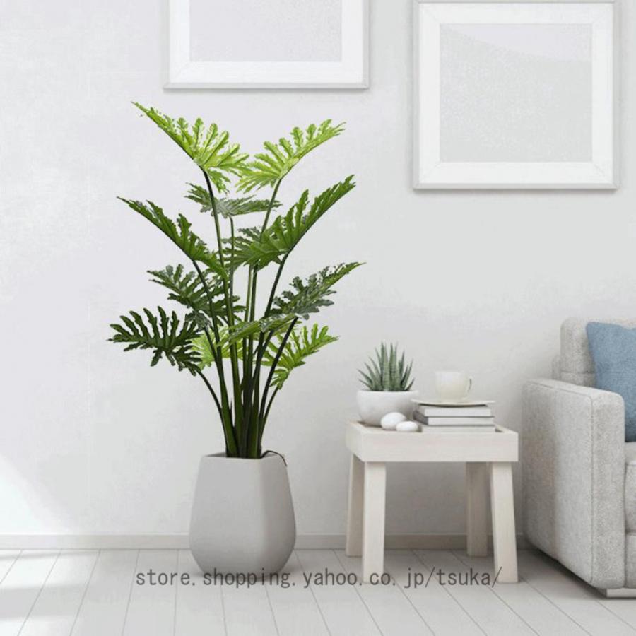 人工観葉植物 モンステラ フェイクグリーン 人工 室内 リビング オフィス 一人暮らし 緑 観葉樹 インテリア 風水 お祝い プレゼント ギフト 抗菌 防汚_4
