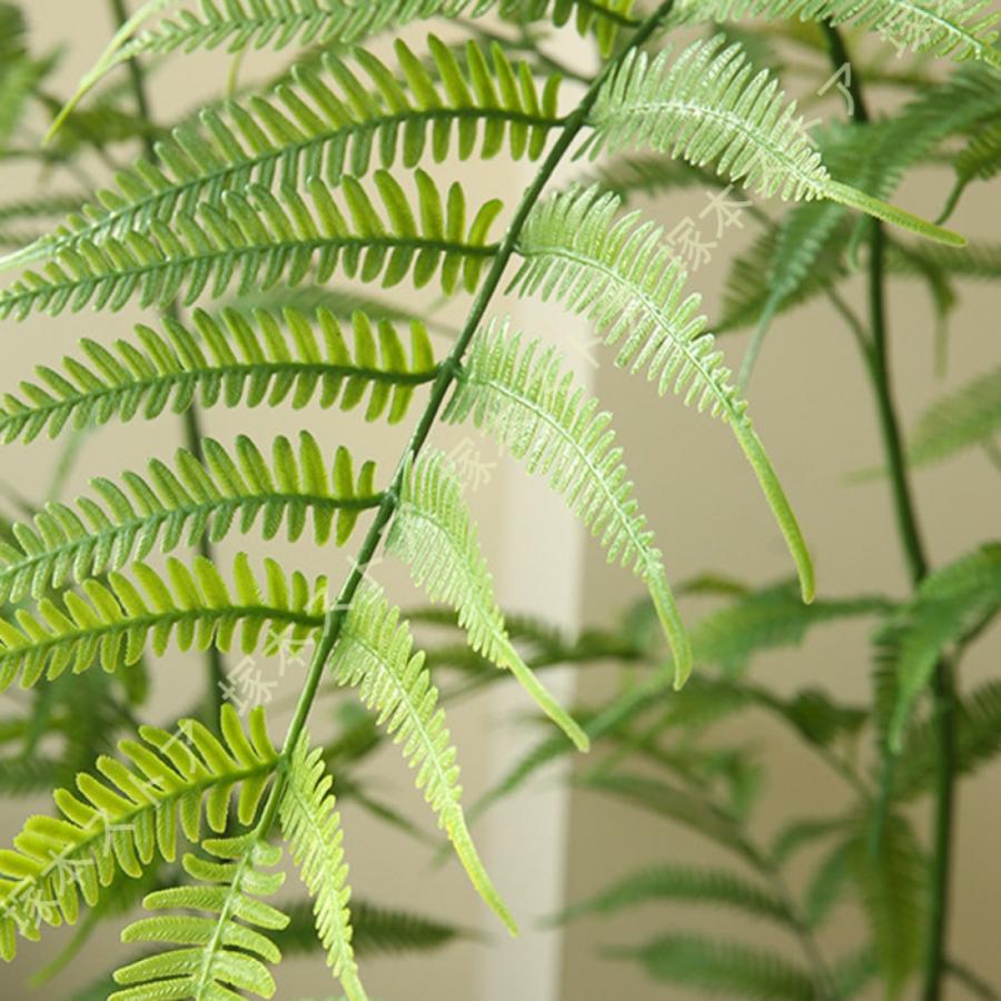 ★シダ系人工観葉植物120センチ２種★ 幸福の木 シダ植物 フェイクグリーン 大型 造花 鉢植え 人工観葉植物