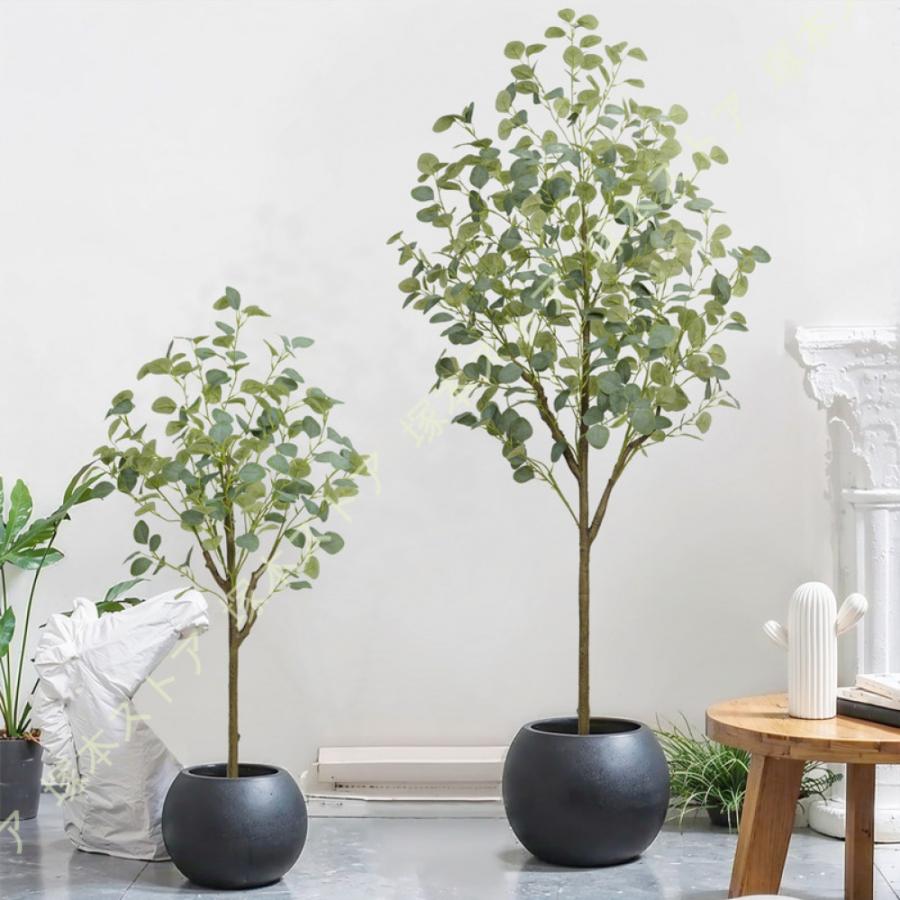 フェイクグリーン ユーカリ 観葉植物 人工観葉植物 人工樹木 大型 熱帯