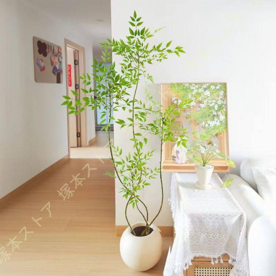 本物そっくり 観葉植物 竹 七夕笹 アジアン インテリア フェイク