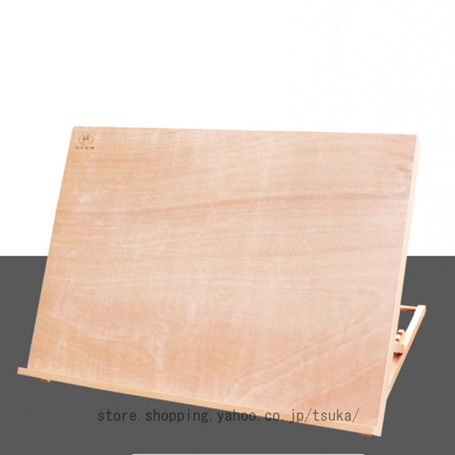 卓上イーゼル ブナ木製 A2 特大サイズ 角度調節 折りたたみ式 画板立て