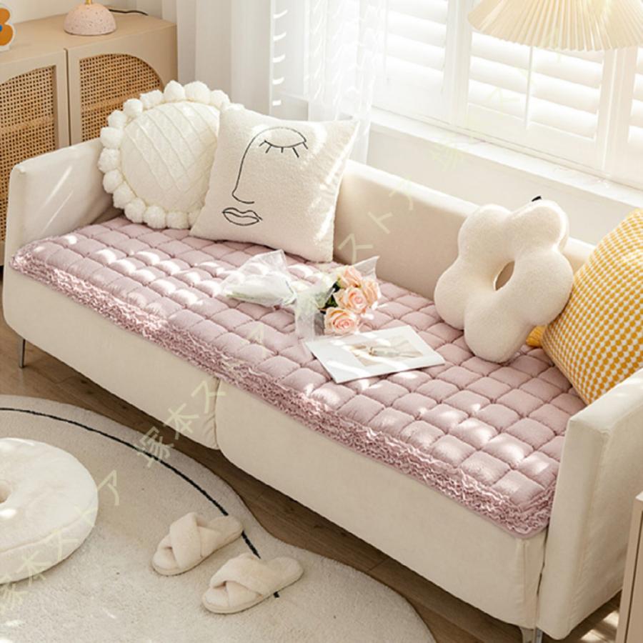 もちもち ソファパッド 長座布団 低反発 ウレタン 綿素材 吸汗速乾 制