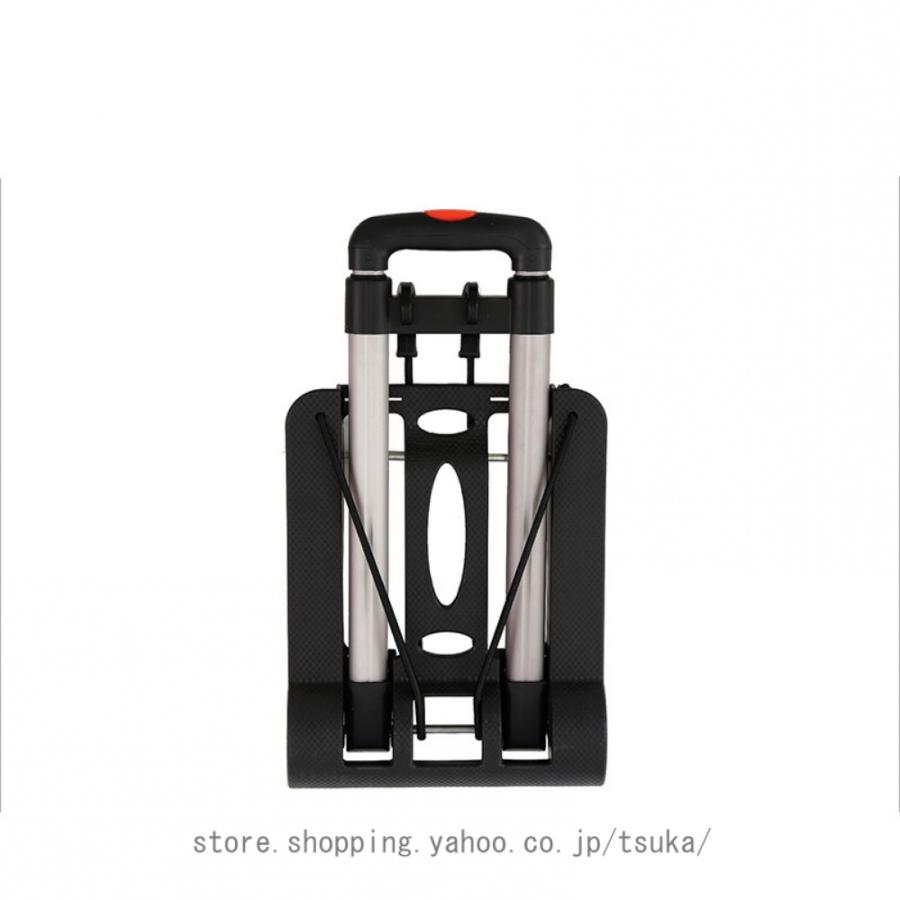 キャリーカート 小型台車 折りたたみ式 軽量 ハンドキャリー 耐荷重30kg 固定ロープ付属 引越し 買い物 防災用品 家庭用 旅行用 カート 折りたたみ 台車 運搬_3