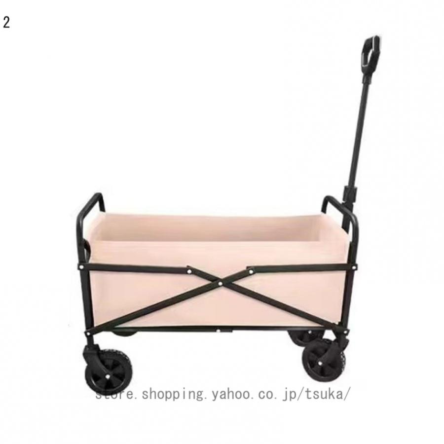 ショッピングカート 折り畳み式 耐荷重150KG 高さ調節 業務用 農業 輸送 静音 コンテナボックス 飛び出し防止 簡単取り付け ストッパー付き 荷物 釣り 運動会_4