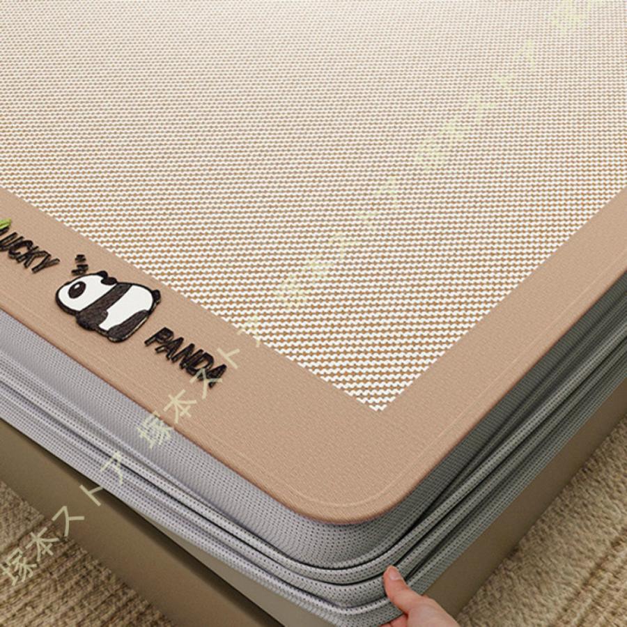 敷きパッド 一体型 ボックスシーツ シングル サマースリーピングマット ベッドシーツ 敷パッド ベッドパッド パッドシーツ 布団カバー シーツ ふとんカバー_27