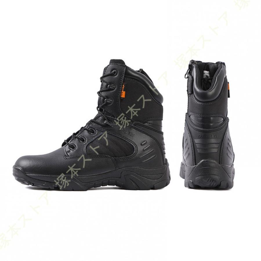 DEISEL DBG ミリタリーブーツ 黒 レザーとキャンバス製 ハイカット nof1421141013_1.jpg