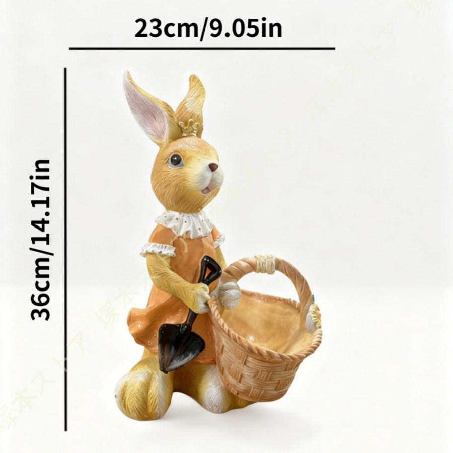 ガーデンオーナメント うさぎ 植木鉢 ガーデニング用品 樹脂材質 大型